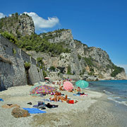 Strand in Ligurien